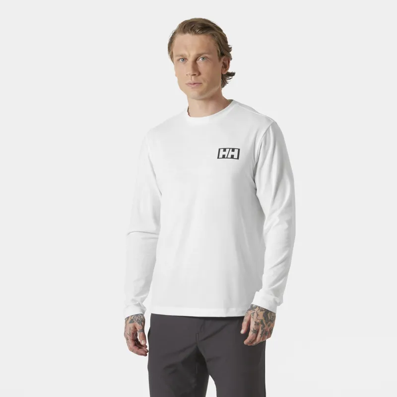 Helly Hansen Men's Skog Graphic LS Tee - White-2