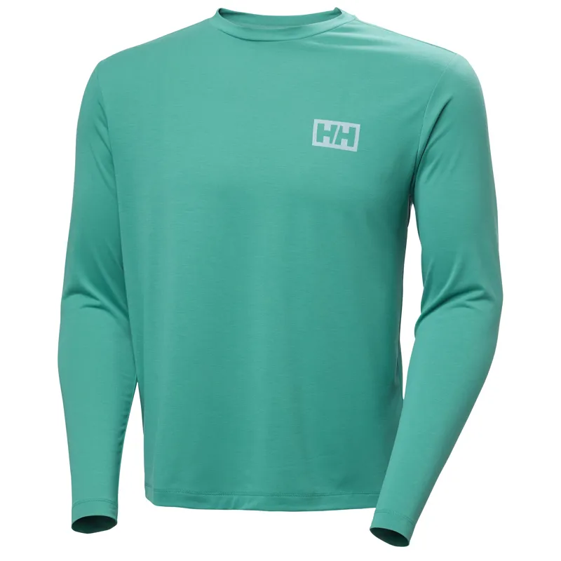 Helly Hansen Men's Skog Graphic LS Tee - Dark Mint