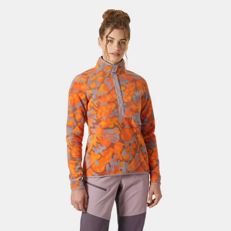 Helly Hansen Women's Maridalen Printed Fleece - Bonfire-2