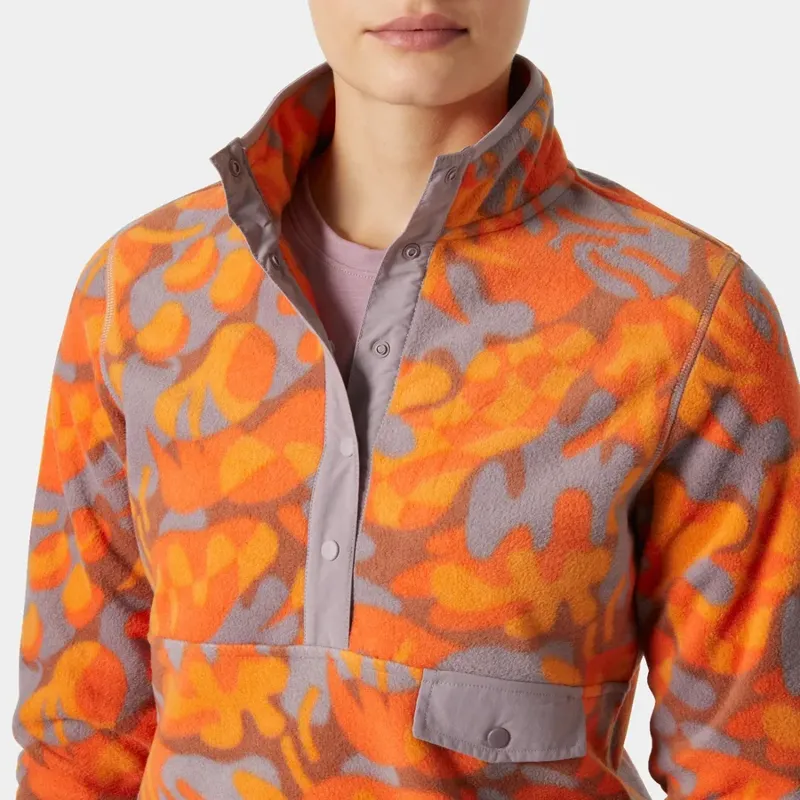 Helly Hansen Women's Maridalen Printed Fleece - Bonfire-4