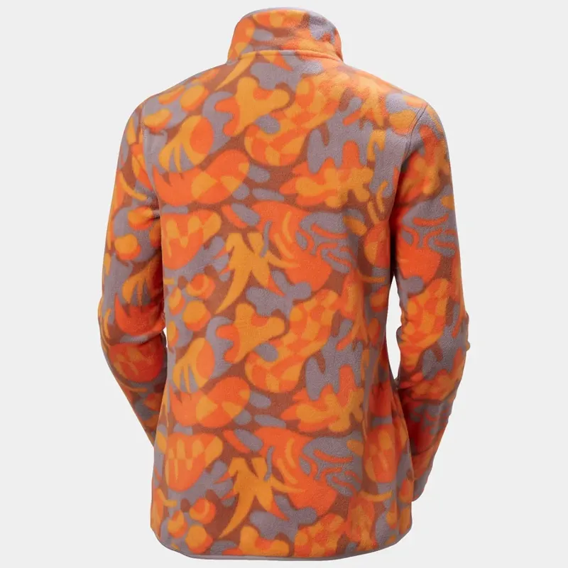 Helly Hansen Women's Maridalen Printed Fleece - Bonfire-1