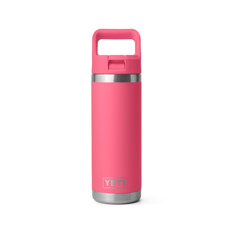 Yeti Rambler 18oz Colour Straw Bottle - Tropical Pink-1