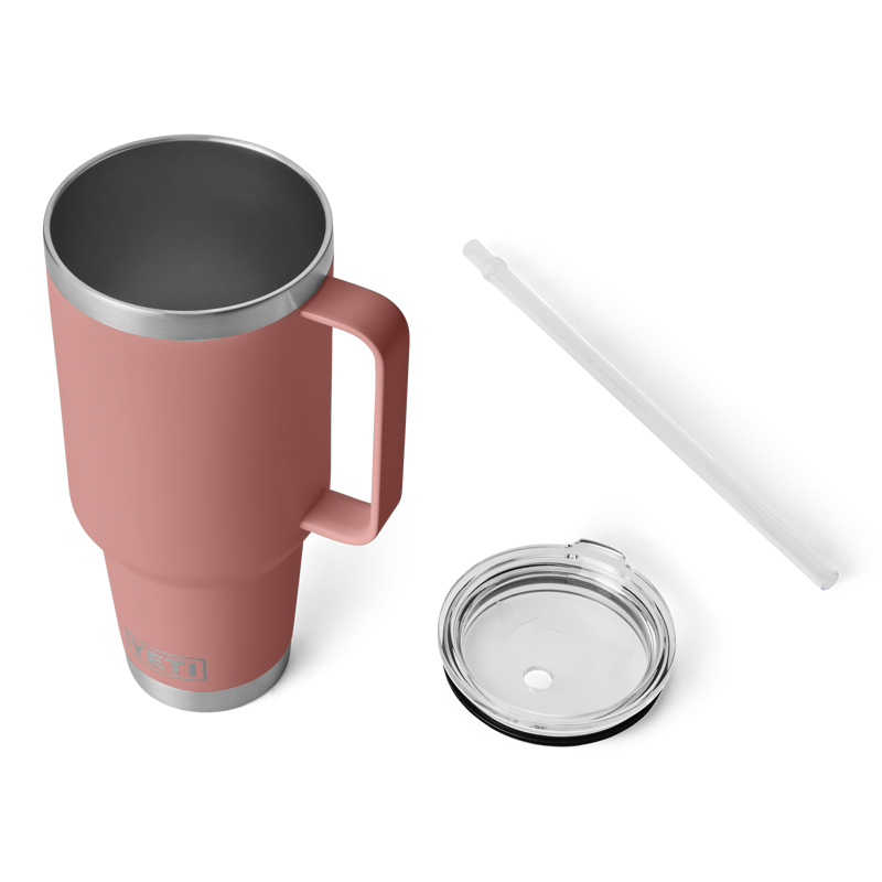Yeti Rambler 42oz Straw Mug - Sandstone Pink-3