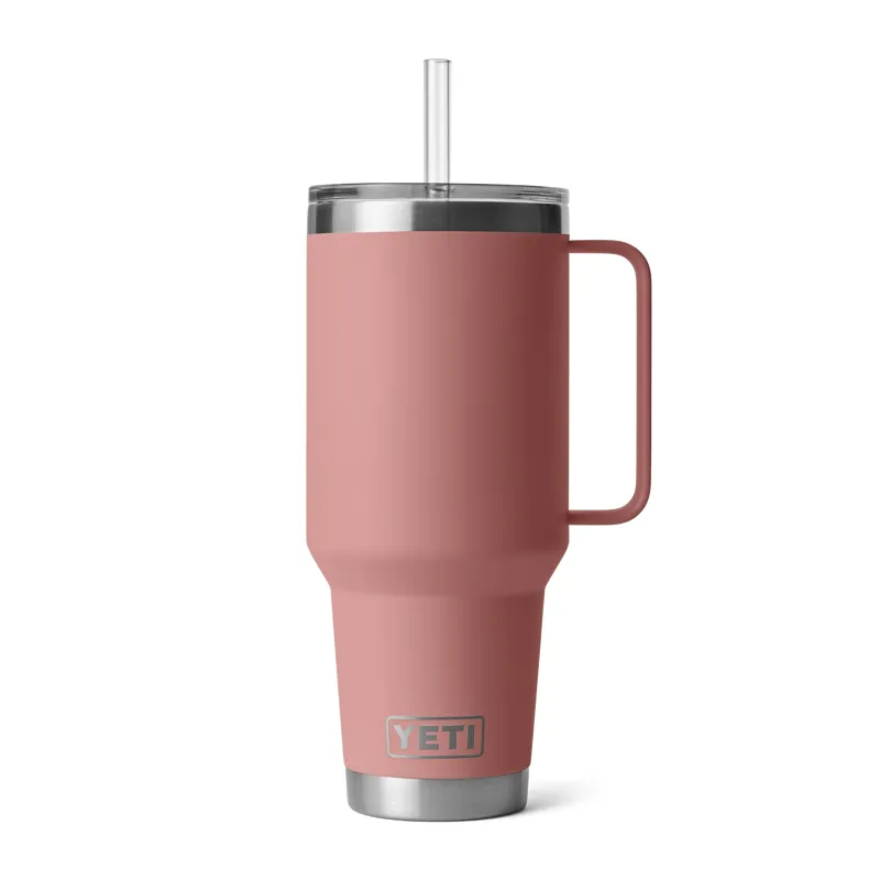 Yeti Rambler 42oz Straw Mug - Sandstone Pink