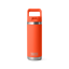 Yeti Rambler 18oz Colour Straw Bottle - Papaya