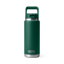 Yeti Rambler 26oz Colour Straw Bottle - Black Forest Green