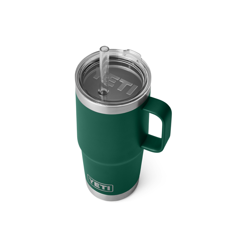 Yeti Rambler 25oz Straw Mug - Black Forest Green-2