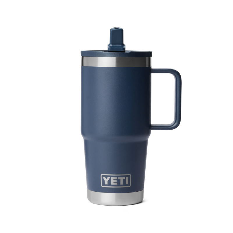 Yeti Rambler 20oz Travel Straw Mug - Navy