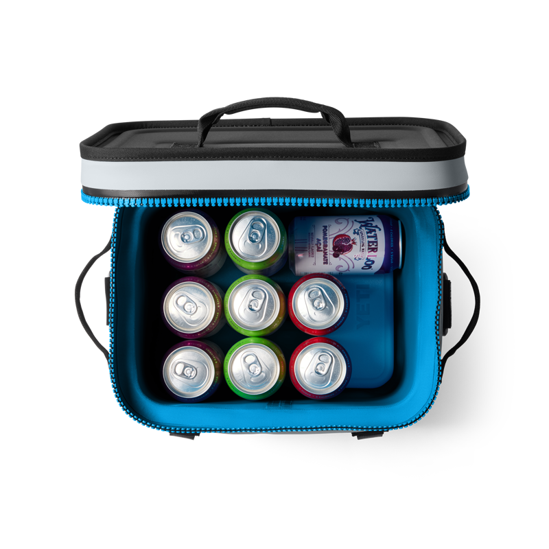 Yeti Hopper Flip 12 Soft Cooler - Fog Grey/Blue-6