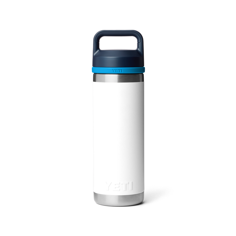 Yeti Rambler 18oz Chug Bottle - White/Blue-1