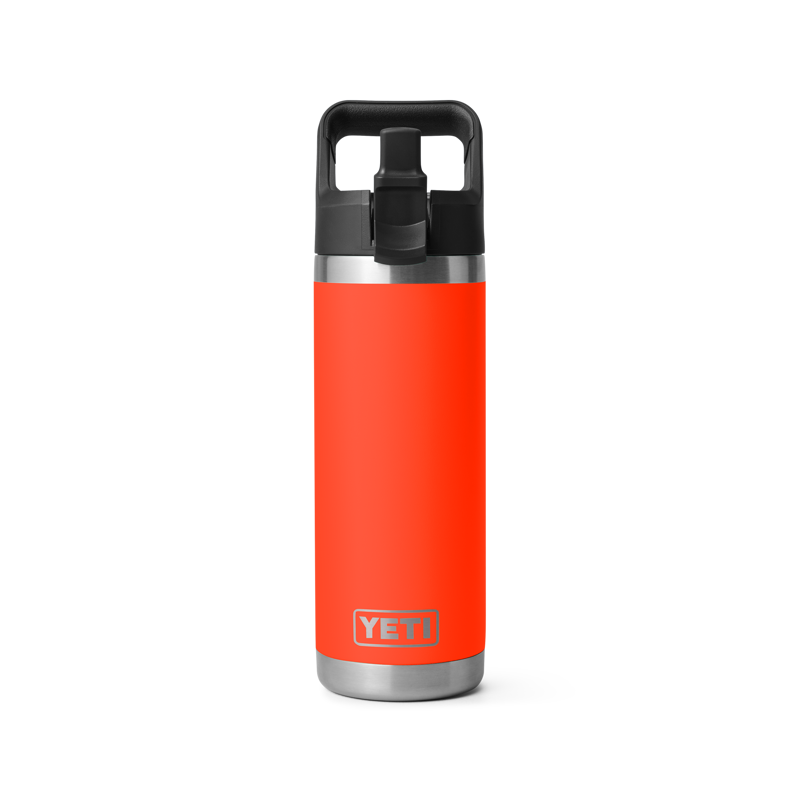 Yeti Rambler 18oz Straw Bottle - Solar Flare