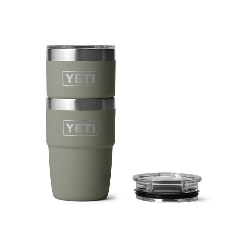 Yeti Rambler 8oz Ceramic Lined Stackable Cup - Pampa Green-5