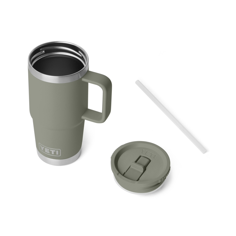 Yeti Rambler 20oz Travel Straw Mug - Pampa Green-5
