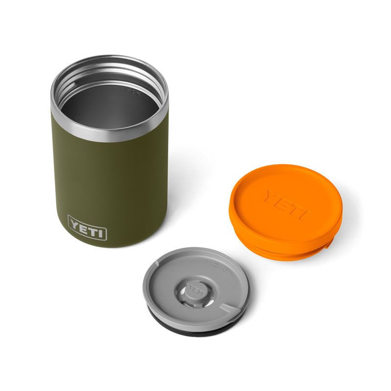 Yeti Rambler 16oz Food Jar - Olive/King Crab Orange-1