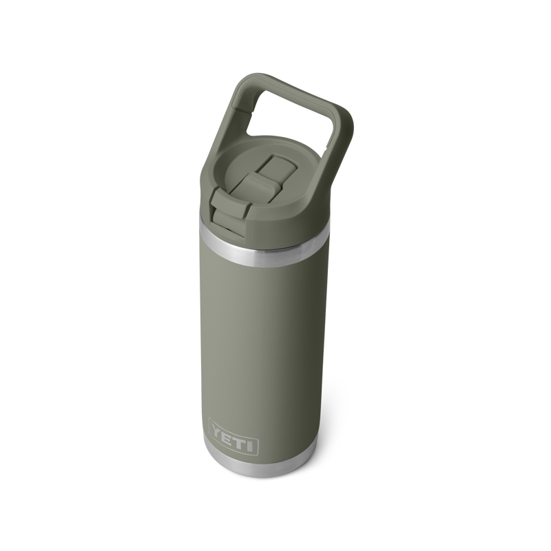 Yeti Rambler 18oz Colour Straw Bottle - Pampa Green-3