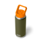 Yeti Rambler 26oz Colour Straw Bottle - Olive/King Crab Orange
