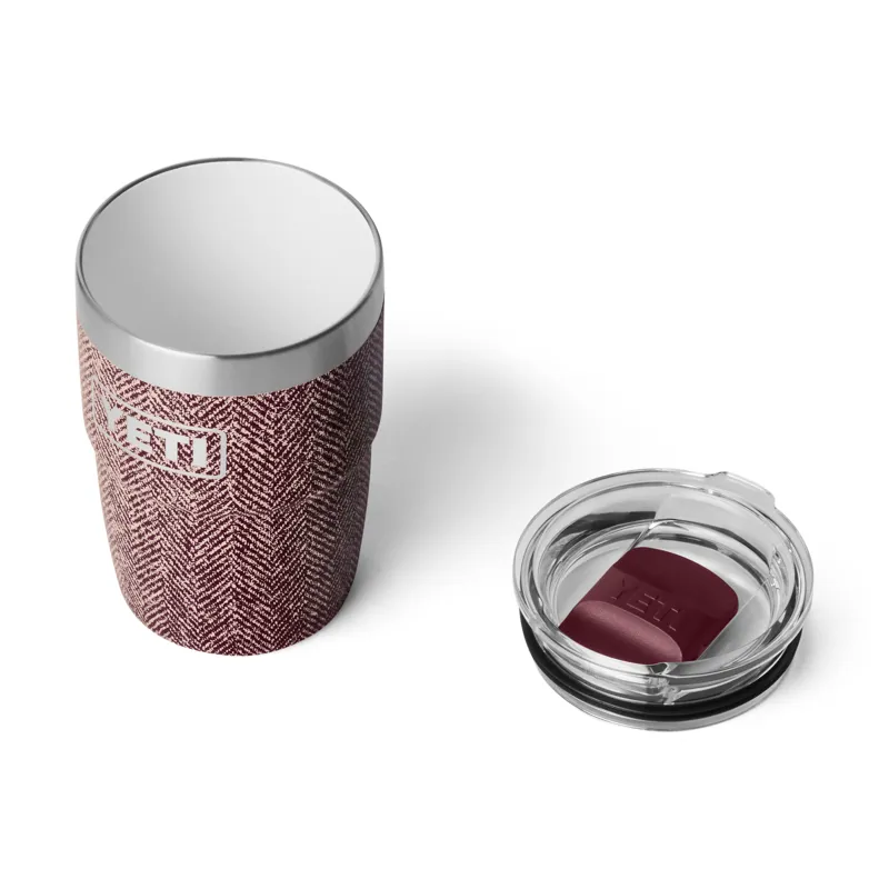 Yeti Rambler 8oz Ceramic Lined Stackable Cup - Riverhead Red-3