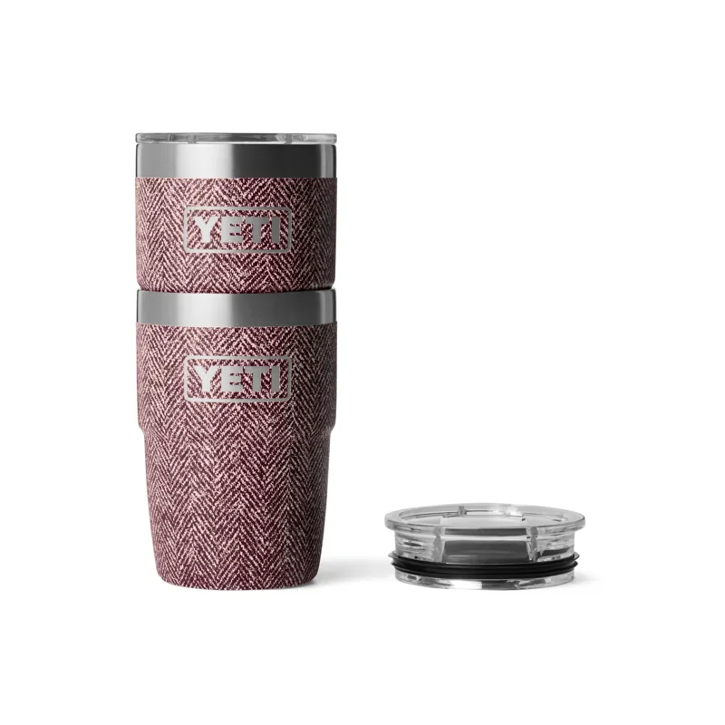 Yeti Rambler 8oz Ceramic Lined Stackable Cup - Riverhead Red-4
