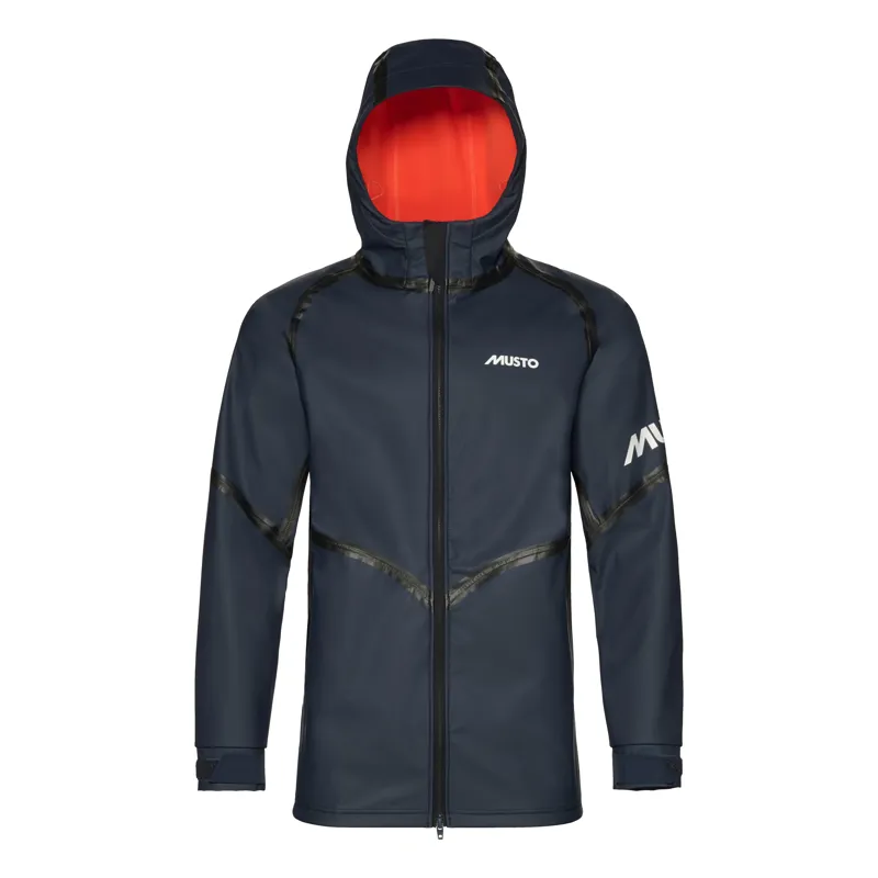 Musto Men's Championship Aqua Hoodie Jacket - Navy-2