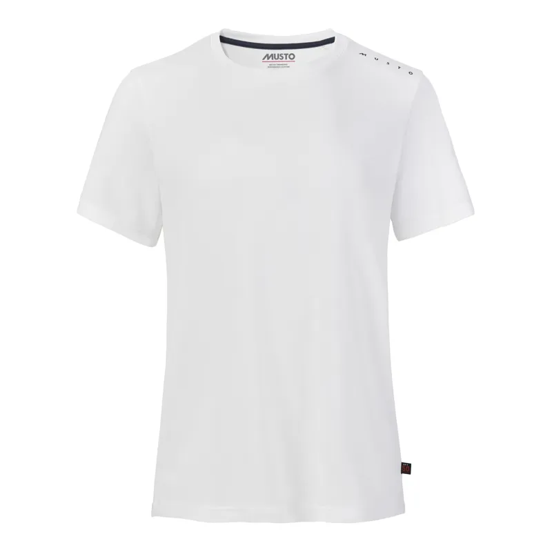Musto Women's Evo Crew Sunblock Short Sleeve Tee - White