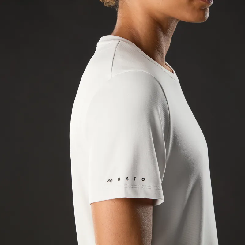 Musto Women's Evo Crew Sunblock SS Tee - Platinum-3