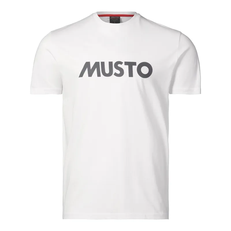 Musto Men's Musto Logo Short Sleeve Tee White