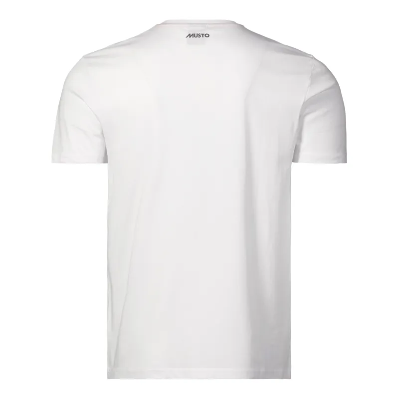 Musto Men's Musto Logo Short Sleeve Tee White-1