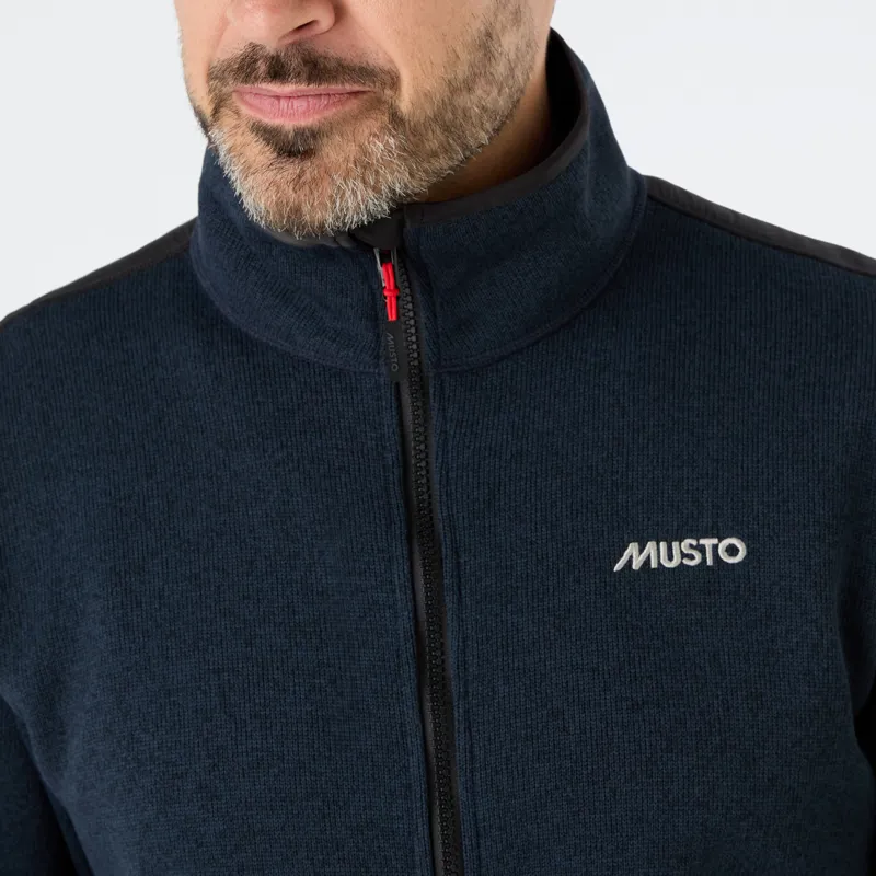 Musto Men's Knitted Fleece - True Navy - 2XL-4