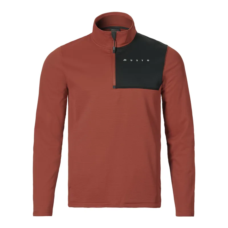 Musto Men's Evo Thermal Lite Tech Fleece - Rust