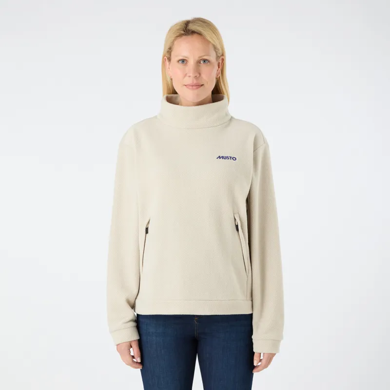 Musto Women's Classic Fleece Pullover - Pumice-3