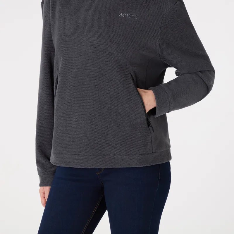 Musto Women's Classic Fleece Pullover - Carbon-3