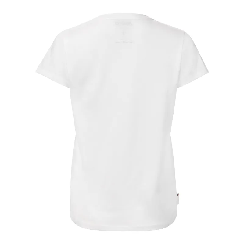 Musto Women's Original V Neck SS Tee - White-1
