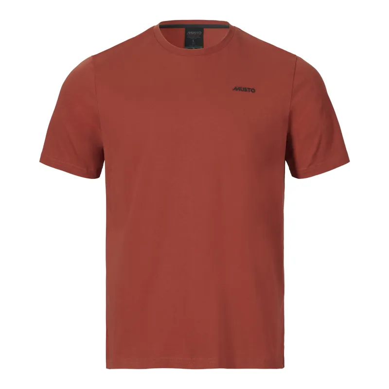 Musto Men's Classic Logo Tee - Rust
