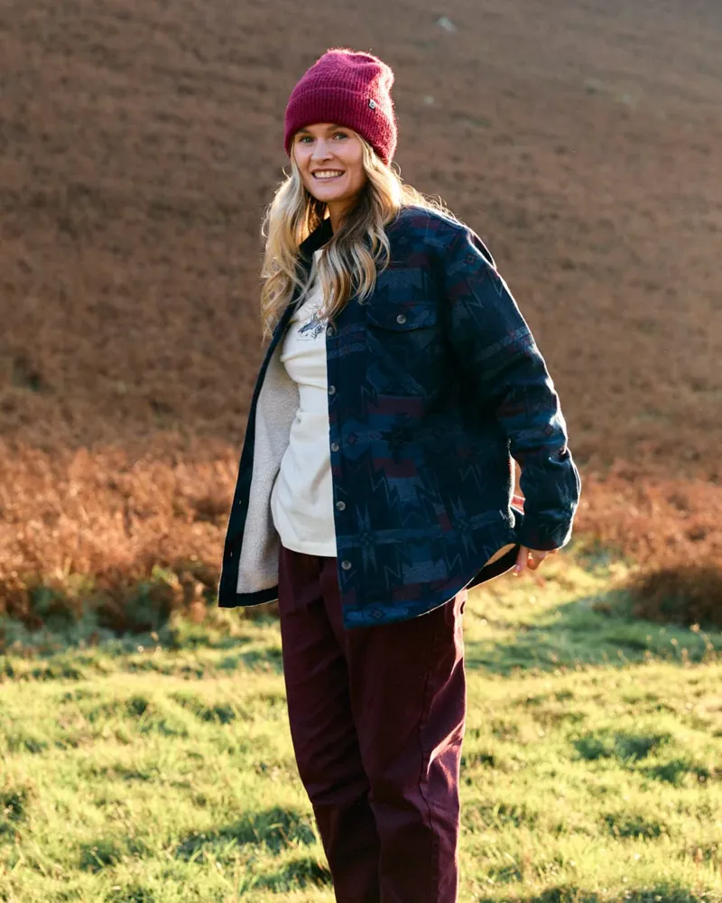 Saltrock Women's Stella Aztec Lined Shirt - Blue Dress-4