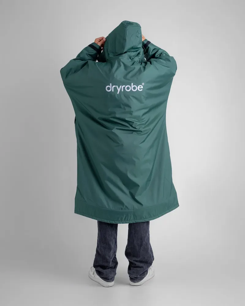 Dryrobe Long Sleeve Dark Green/Nimbus Cloud-5