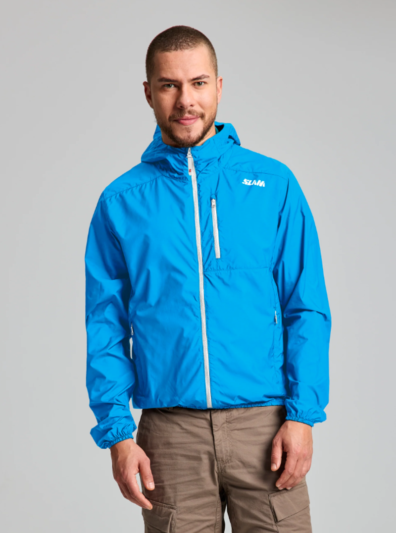Slam Men's Act Packlite Jacket - Greek Blue