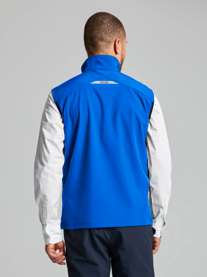 Slam Men's Act Softshell Vest - Olympic Blue-1
