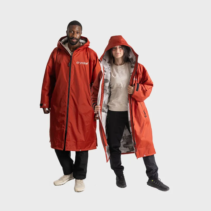 Dryrobe Long Sleeve Burnt Orange-4