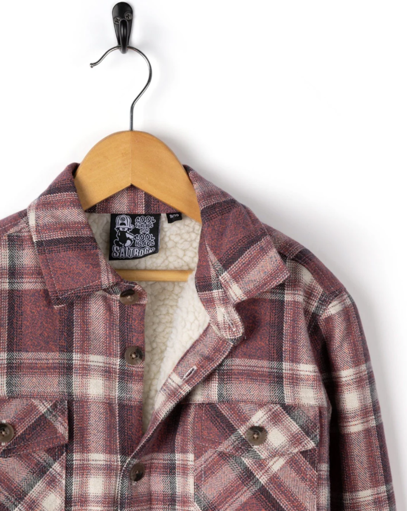 Saltrock Kid's Alana Lined Shirt - Pink-2