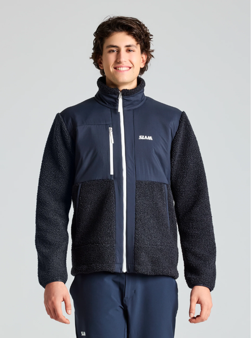 Slam Men's Altura FZ Fleece - Dark Navy