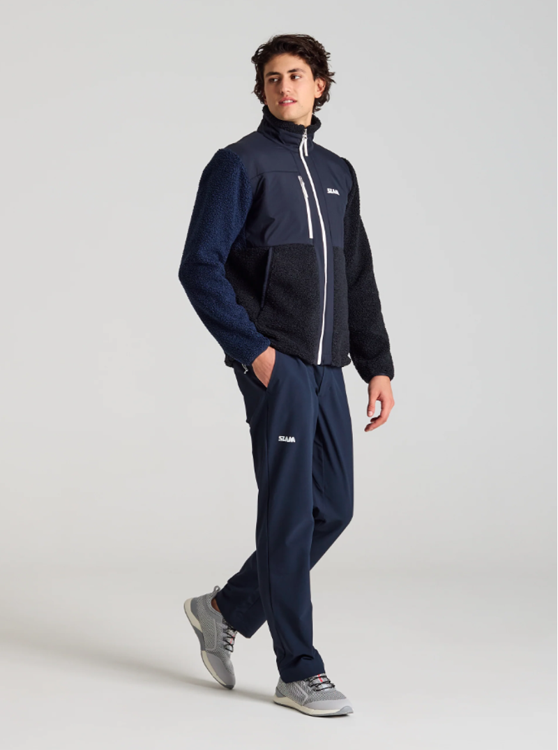 Slam Men's Altura FZ Fleece - Dark Navy-2