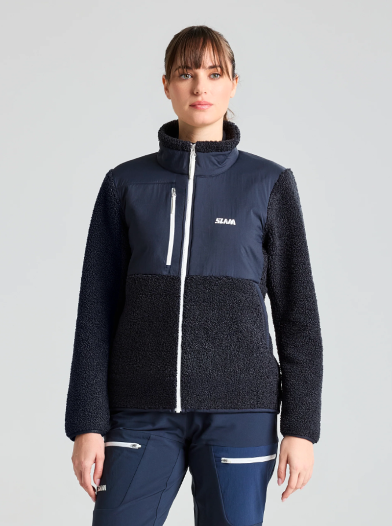 Slam Women's Altura FZ Fleece - Dark Navy