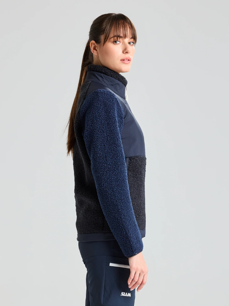 Slam Women's Altura FZ Fleece - Dark Navy-2