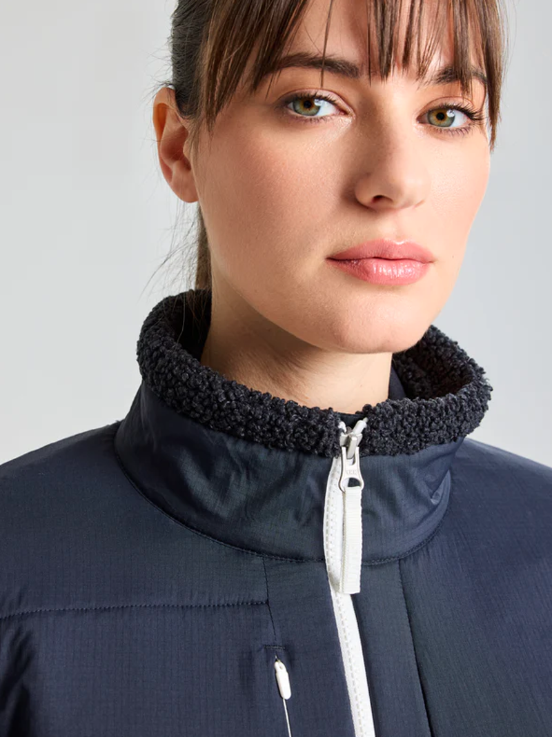 Slam Women's Altura FZ Fleece - Dark Navy-5