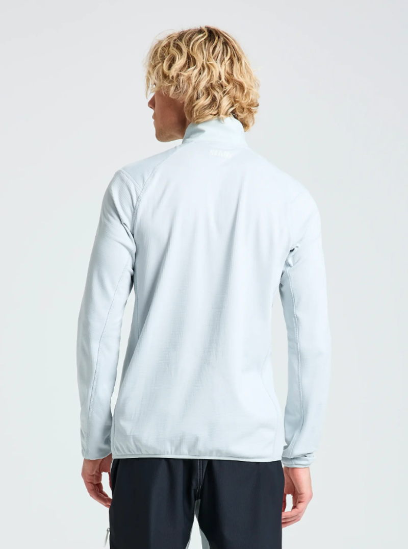 Slam Men's Altura FZ LGT Grid Fleece - Cliff Grey-1