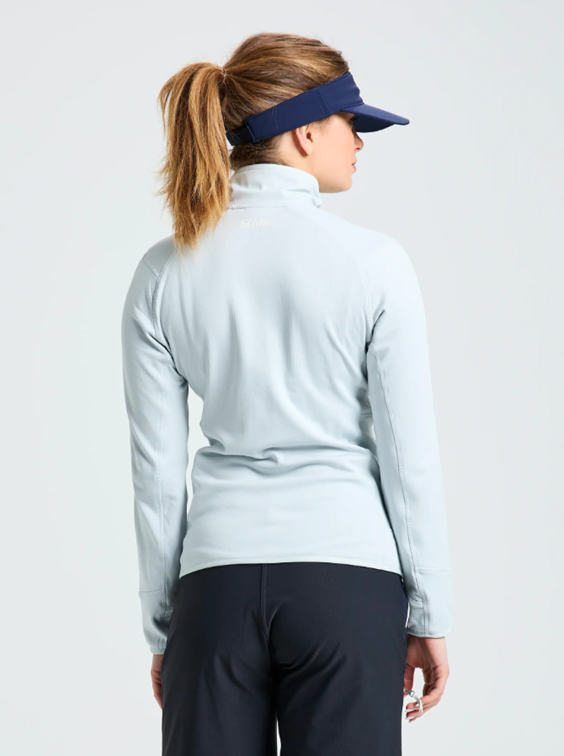 Slam Women's Altura LGT Grid Fleece - Cliff Grey-1