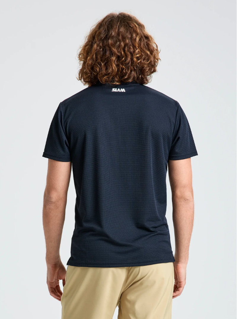 Slam Men's Altura QD Polo SS - Dark Navy-1