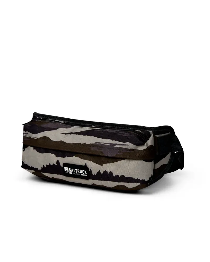 Saltrock Bing Camo Stripe Waist Bag - Green