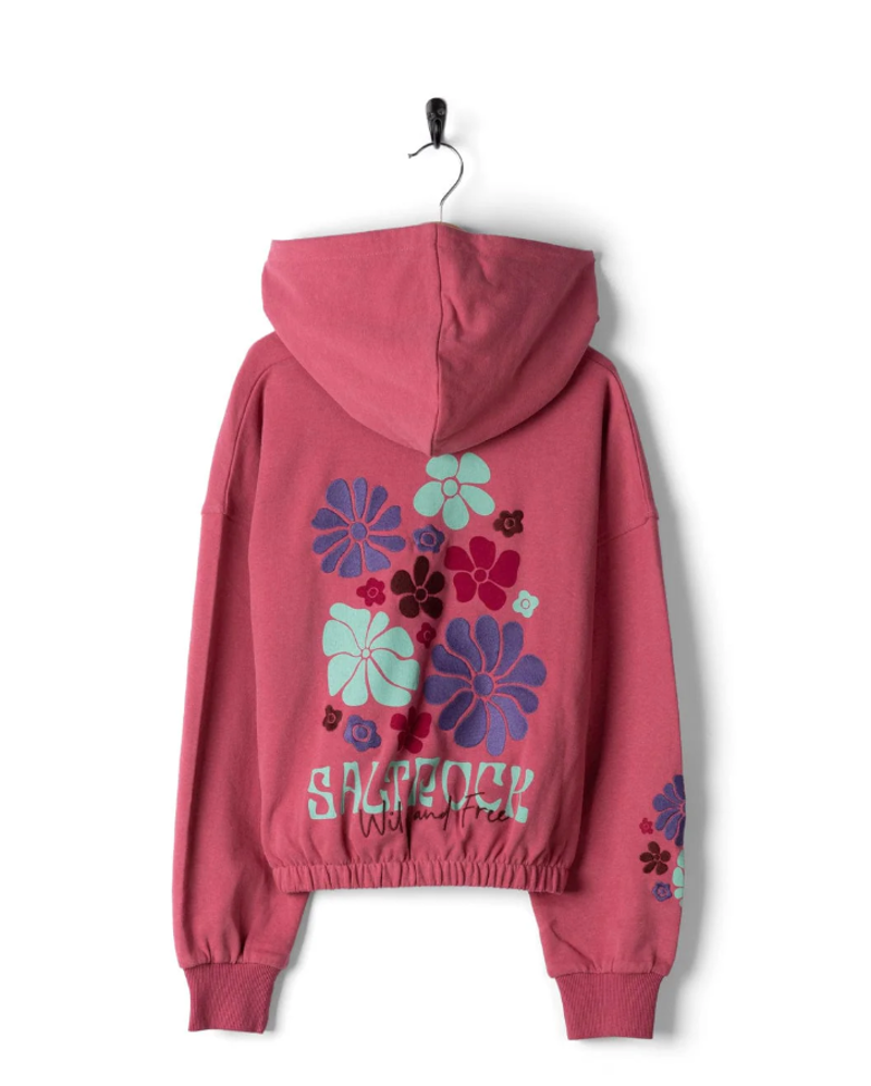 Saltrock Kid's Bloom Hoodie - Pink-1