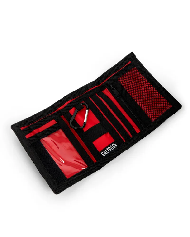 Saltrock Boardwalk Tri-Fold Wallet - Black-1